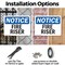 Signmission Fire Riser OSHA Notice Sign, Plastic, 14in W x 10in L, 2PK OS-2PACK-NS-P-1014-L-12654 - alternate 8